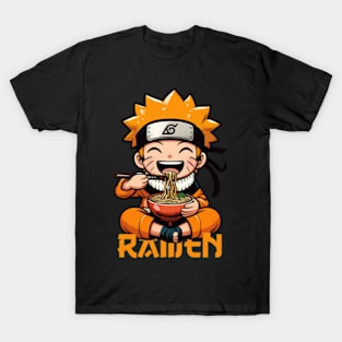 Naruto with ramen T-Shirt